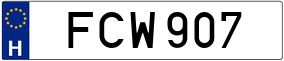 Truck License Plate